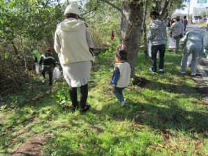 2014秋の鳥屋野潟一斉清掃